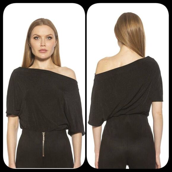 Alexia Admore One Shoulder Bodysuit Size M - Picture 1 of 7